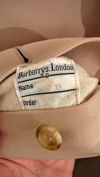 burberry blue label coat fnf58-545-08|burberry's vintage coat identification.